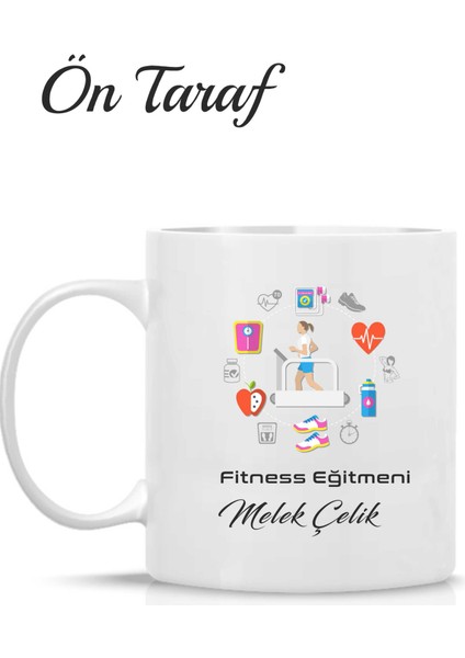 Fitness Eğitmeni Kişiye Özel Tasarım Kupa Bardak
