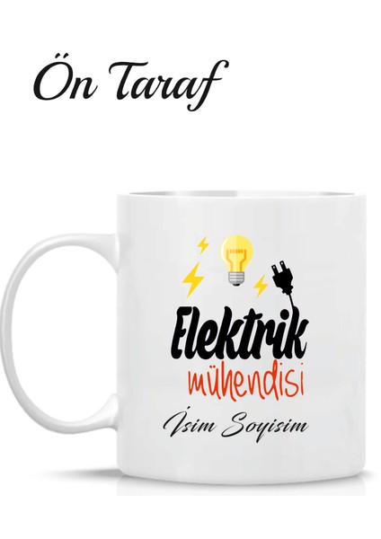 Elektrik Mühendisi Kişiye Özel Tasarım Kupa Bardak
