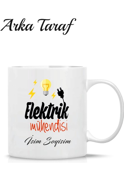 Elektrik Mühendisi Kişiye Özel Tasarım Kupa Bardak fiyatları
