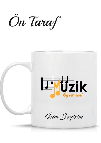 Müzik Öğretmeni Kişiye Özel Tasarım Kupa Bardak