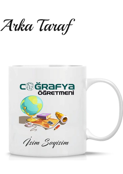 Coğrafya Öğretmeni Kişiye Özel Tasarım Kupa Bardak fiyatları