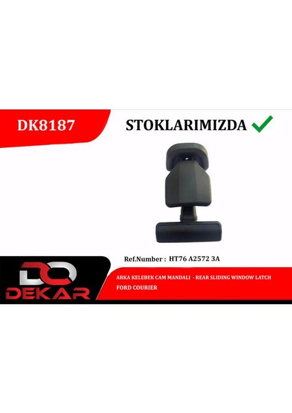 Arka Kelebek Cam Mandali Ford Courier Dpmah