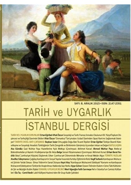 Tarih ve Uygarlık Istanbul Dergisi Sayı: 8
