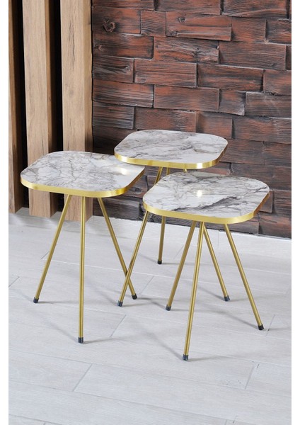 Zigon Sehpa 34*34 Altın Efes