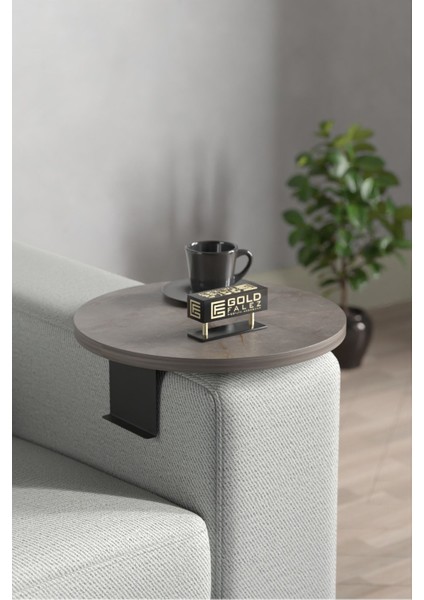 Yan Sehpa Ayarlanabilir Tepsi Dekoratif Modern Tepsi Gordion