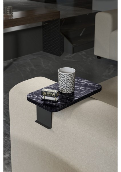 Yan Sehpa Ayarlanabilir Tepsi Dikdörtgen Dekoratif Modern Yatay Dikey Koltuk Sehpası Bendir