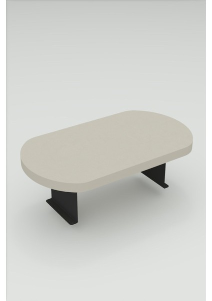 Yan Sehpa Ayarlanabilir Tepsi Oval Dekoratif Modern Yatay Dikey Koltuk Sehpası Krem indirimleri