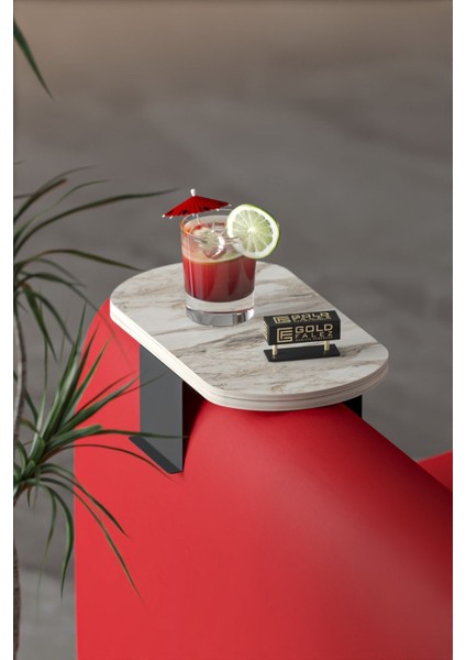 Yan Sehpa Ayarlanabilir Tepsi Oval Dekoratif Modern Yatay Dikey Koltuk Sehpası Efes fiyatları