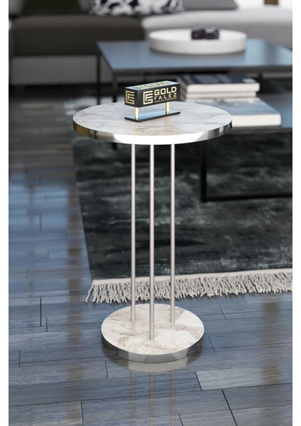 Orta Sehpa ve Zigon Sehpa Terra Set Gümüş Efes indirimleri