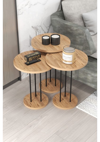 Orta Sehpa ve Zigon Sehpa Terra Set Atlantik Çam indirimleri