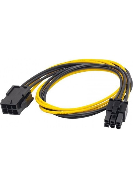 20 cm 6 Pin Ekran Kartı Power Uzatma Kablosu 6 Pin Uzatma Kablosu
