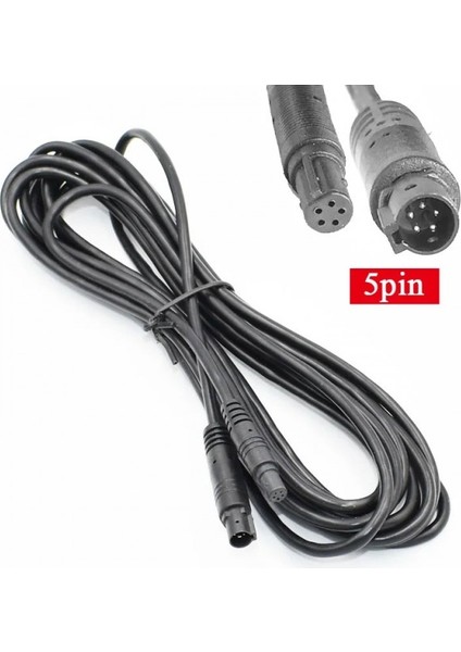 3 Metre 5 Pin Araç Kamerası Uzatma Kablosu 5 Pin Arka Kamera Uzatma Kablosu