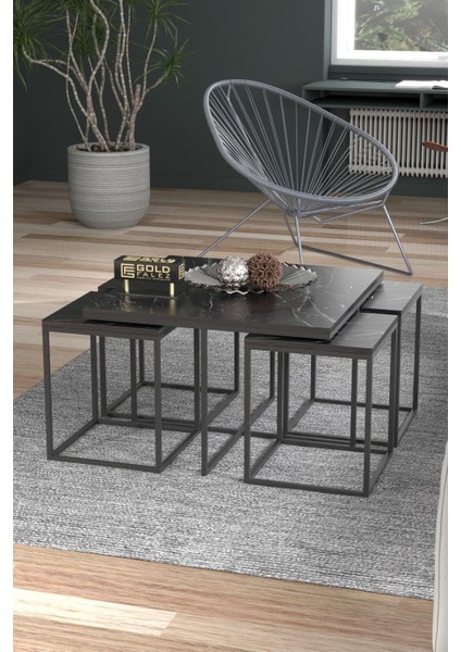 Orta Sehpa ve Zigon Sehpa 5'li Lüx Set Bendir