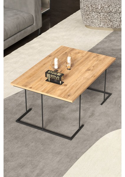 Orta Sehpa ve Zigon Sehpa Solo Set Atlantik Çam fırsatları