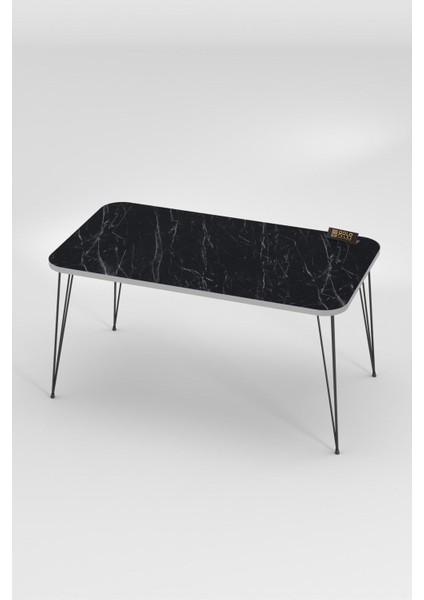 Zigon Sehpa Kr ve Orta Sehpa Kr Set Gümüş Bendir Tel Ayak Siyah fırsatları