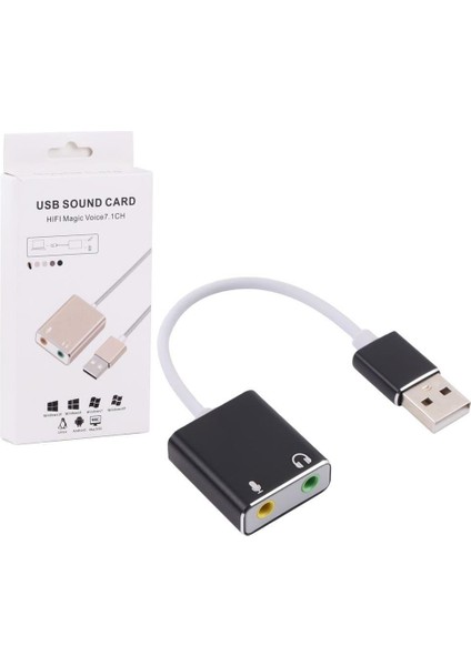 USB 7.1 Ses Kartı