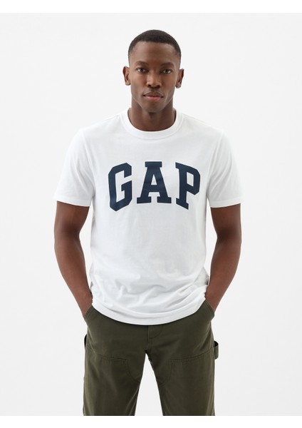Erkek Beyaz Everyday Soft Gap Logo T-Shirt