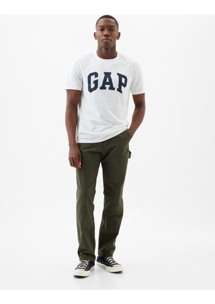 Erkek Beyaz Everyday Soft Gap Logo T-Shirt