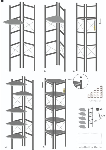 Çiçeklik Kitaplık 6 Raflı Beyaz modelleri