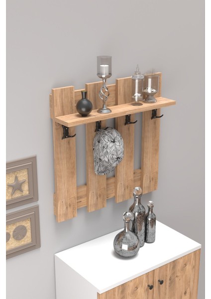 Askılık Portmanto Çit Duvar Askılığı Elbise Askılığı Ceviz modelleri