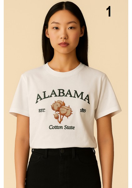 Kadın Kabartma Baskı Işlemeli Kaliteli Tişört fiyatları