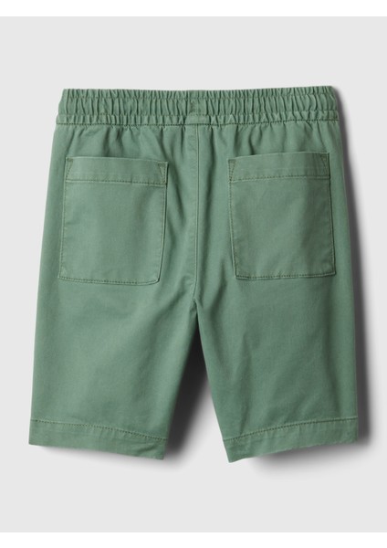 Erkek Çocuk Yeşil Twill Easy Şort