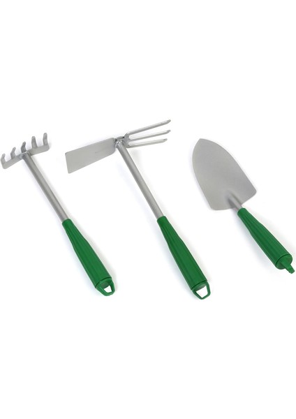 Tools Çelik 3 Lü Bahçe Seti Çapa Tırmık Kürek