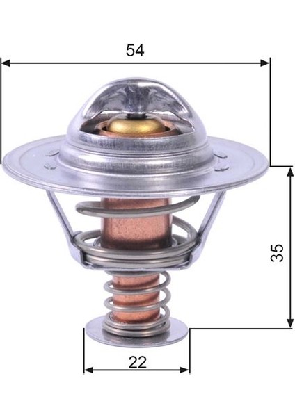 Termostat 89 C Combo-Corsa-C-Meriva-Astra 1.7 Y17DT Dpmah