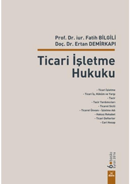 Ticari Işletme Hukuku