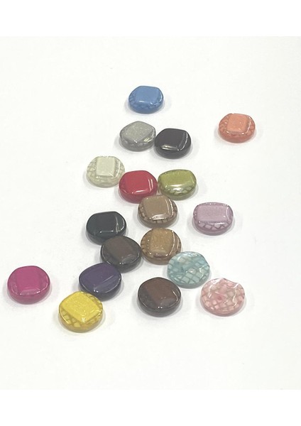 Bluz Düğmesi/ Simli Bluz Düğmesi / 1,2 cm / 10 Adet / 2881 /