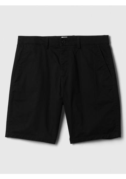 Erkek Siyah Essential Khaki Şort