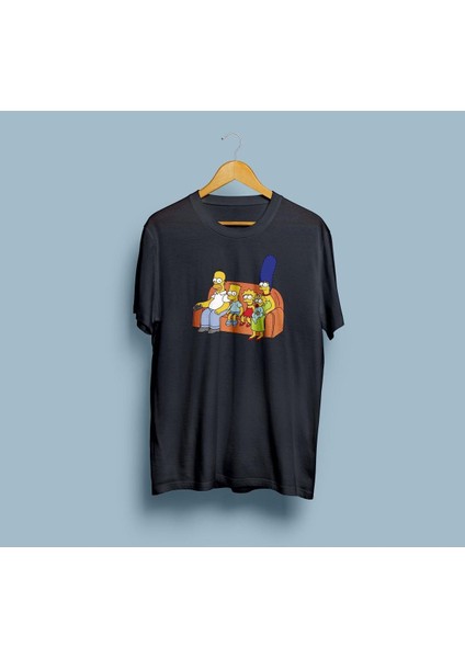 Oversize The Simpson Aile Tasarım Unisex T-Shirt
