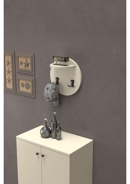 Askılık Duvar Elbise Askılığı Portmanto Üstü Krem modelleri