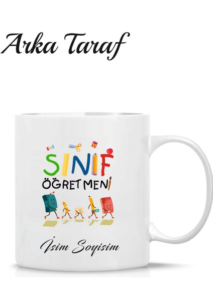 Sınıf Öğretmeni Kişiye Özel Tasarım Kupa Bardak