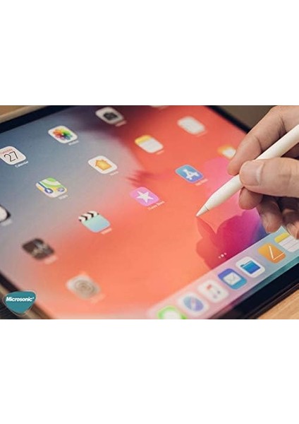 Samsung Galaxy Tab S7 Plus T970 Tam Kaplayan Ekran Koruyucu Siyah