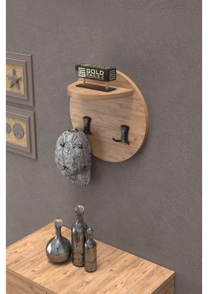 Askılık Duvar Elbise Askılığı Portmanto Üstü Ceviz fiyatları