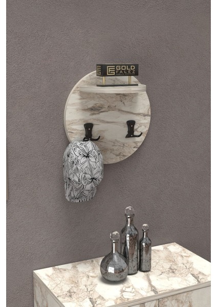 Askılık Duvar Elbise Askılığı Portmanto Üstü Beyaz Mermer Desen fiyatları