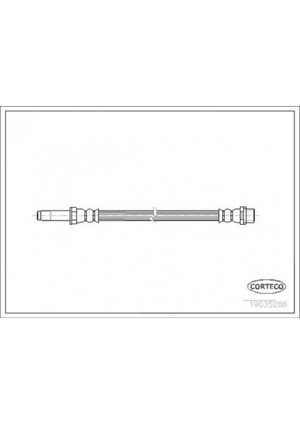 Fren Hortumu Arka Mercedes Sprinter B906 . Vw Crafter 30-35-50 Dpmah
