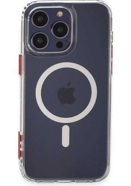 Iphone 14 Pro Max Kılıf Ramos Magsafe Kapak - Şeffaf Dpmah