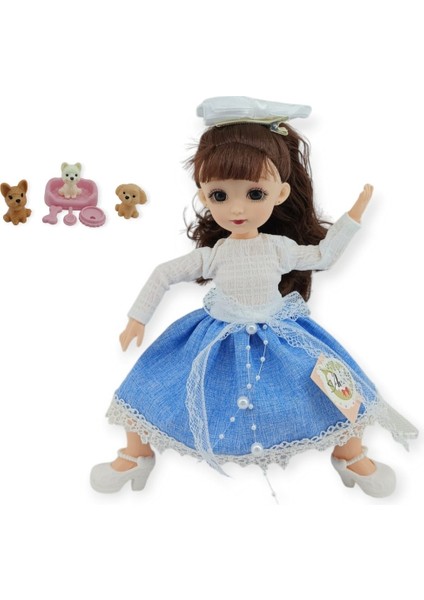 Anbibi Premium Bebek Hareketli Aksesuarlı - WX197-1-MAVİ (Lisinya)