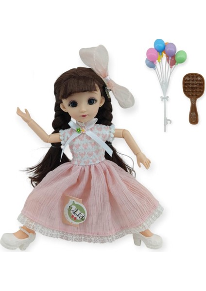 Anbibi Premium Bebek Hareketli Aksesuarlı - WX197-1-PEMBE (Lisinya)