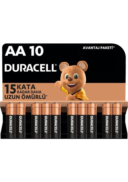 Aa Alkalin Kalem Pil (10'lu Paket) 1,5 V LR6/MN1500