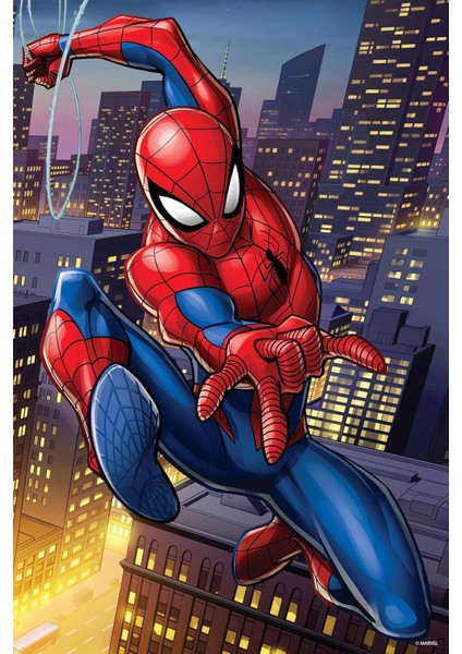 3D - Spiderman - 300 Parça Puzzle - Metal Kutu