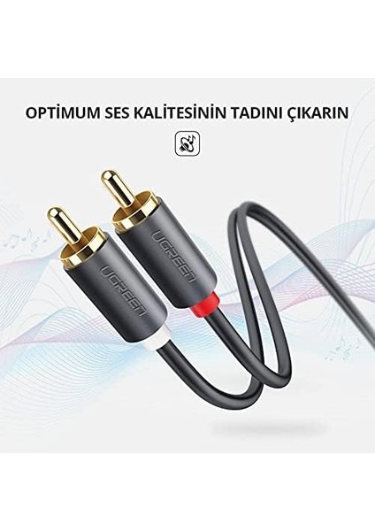 Rca 3.5mm Aux Ses Kablosu, 1.5 Metre