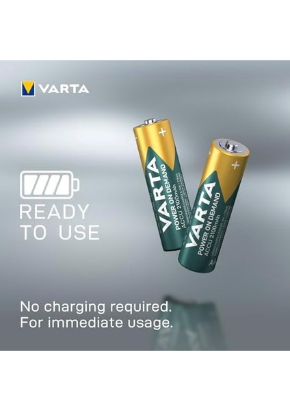 Power On Demand Rech. Power Aa 2100MAH 2x8 Foil