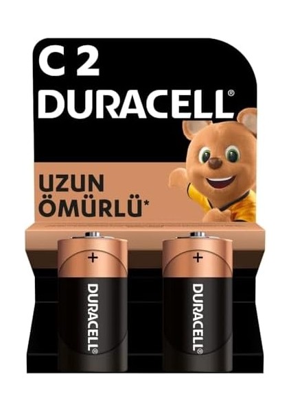 C Alkalin Pil (2 Li Paket) 1,5V LR14/MN1400