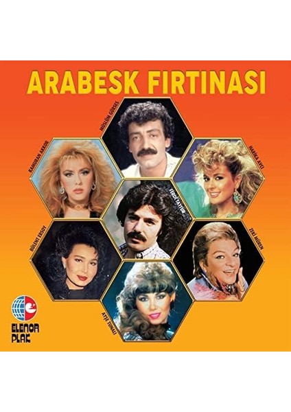 Plak Lp-Arabesk Fırtınası- Çeşitli Sanatçılar - Lp