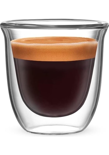 - Firenze Çift Duvarlı Cam Bardak 80ML 2'li Set