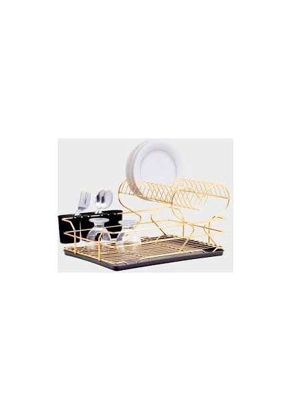 Gold Kalpli Tabaklık 2 Katlı