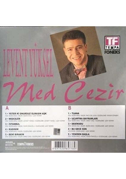 Yüksel - Med Cezir - Lp 33 Devir Plak